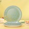 175 Pcs Sage Green Plates and Napkins Party Supplies - Sage Green Paper Plates Serve 25 Guests - Sage Green and Gold Disposable Plates Sets for Holiday Wedding Birthday Party Decoration
